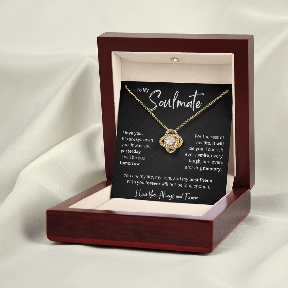 Soulmate - It's Always Been You - Love Knot Pendant