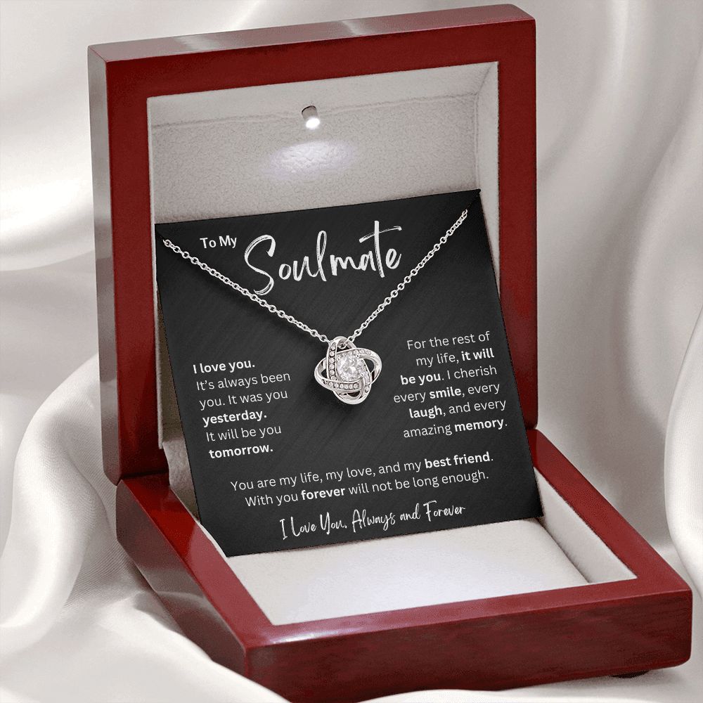 Soulmate - It's Always Been You - Love Knot Pendant